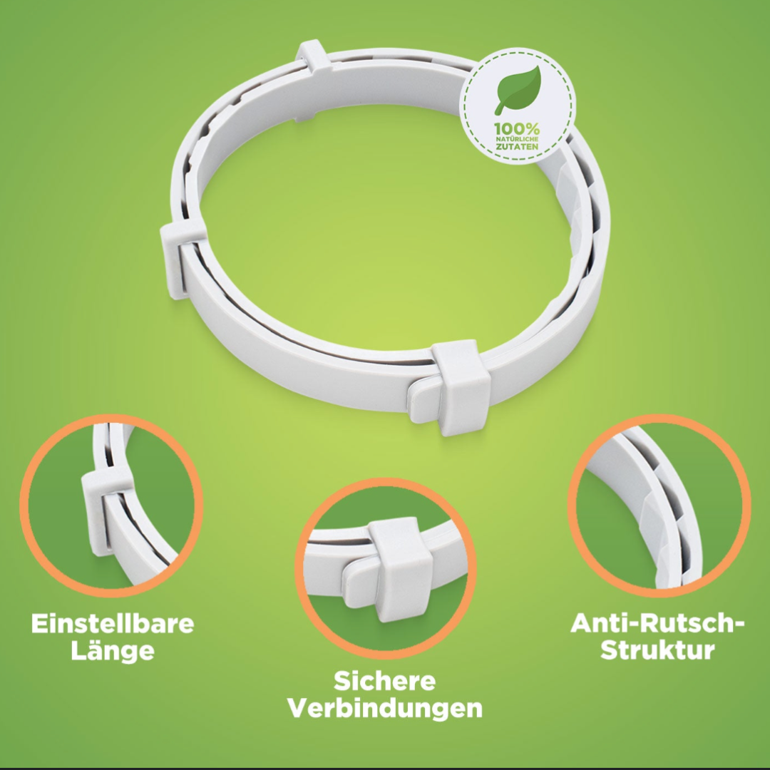 Anti Zecken & Flöhe Halsband für Hunde und Katzen mit ätherischen Ölen - wirkt 8 Monate lang_natürliches mittel gegen zecken_14