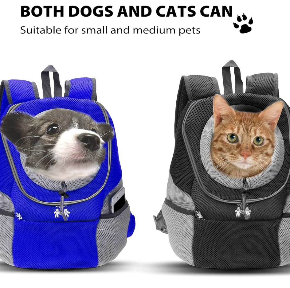 Hunde-Tragerucksack für kleine & mittelgroße Hunde bis max. 11 kg - super bequem & größenverstellbar