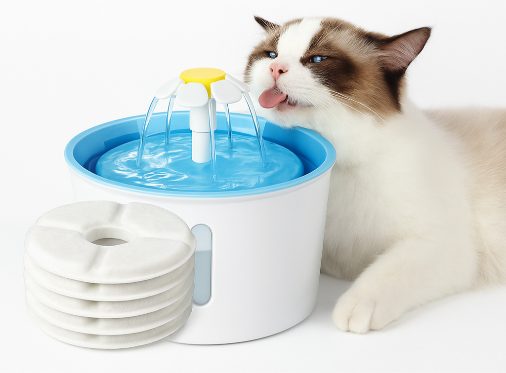 4 Ersatzfilter für Trinkbrunnen für Katzen - Testsieger