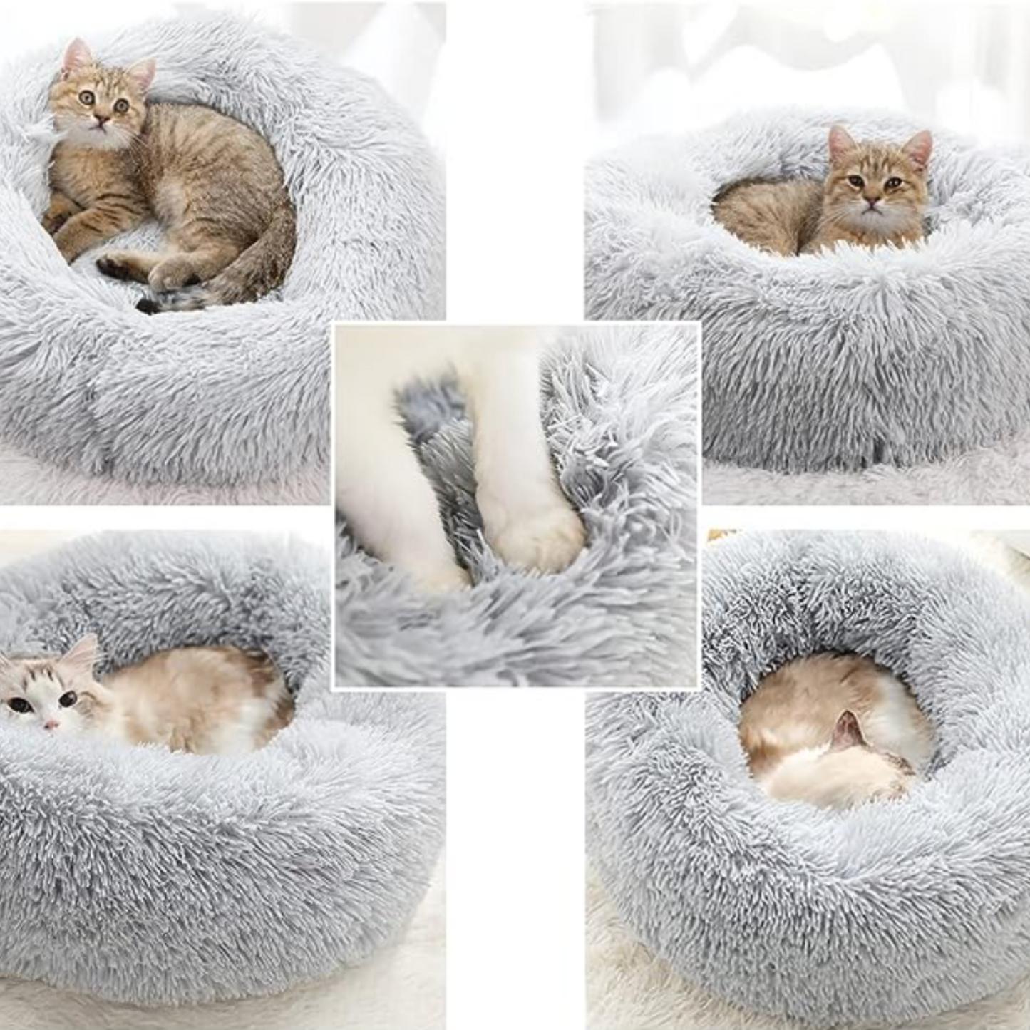 Kuscheliges Katzenbett "Wolke7" - das Original_grau_testieger