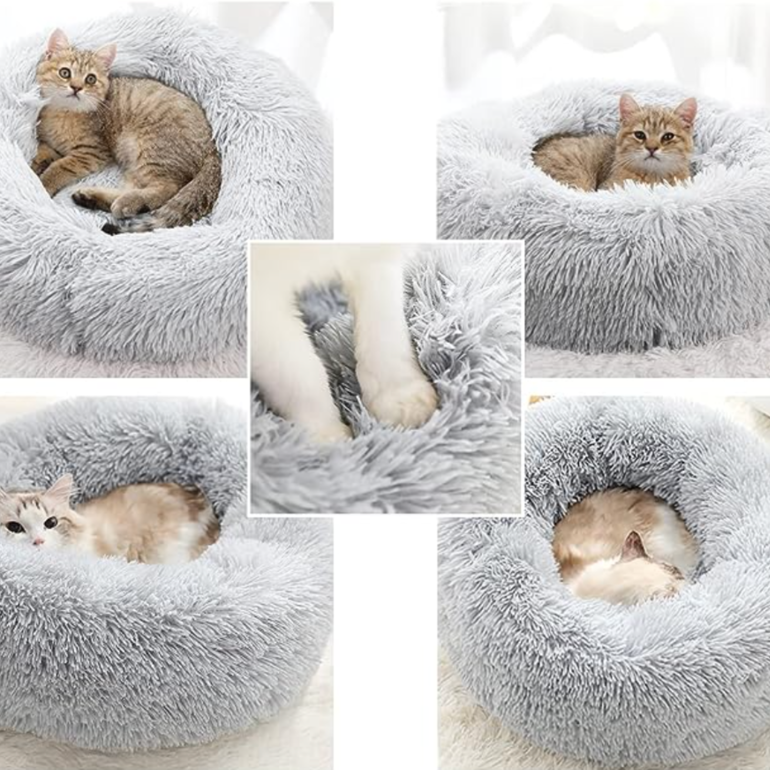 Kuscheliges Katzenbett "Wolke7" - das Original_grau_testieger