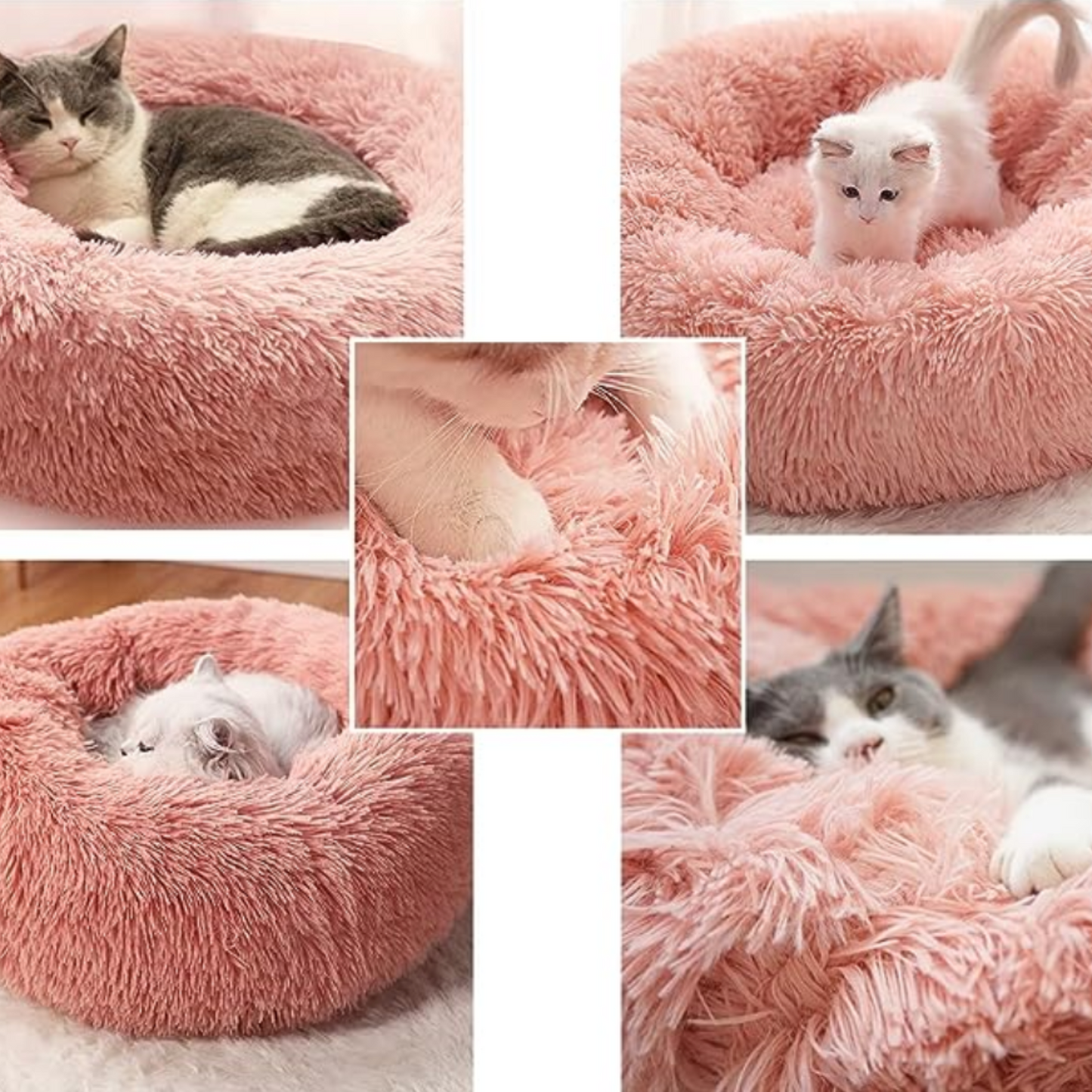 Kuscheliges Katzenbett "Wolke7" - das Original_pink_testieger