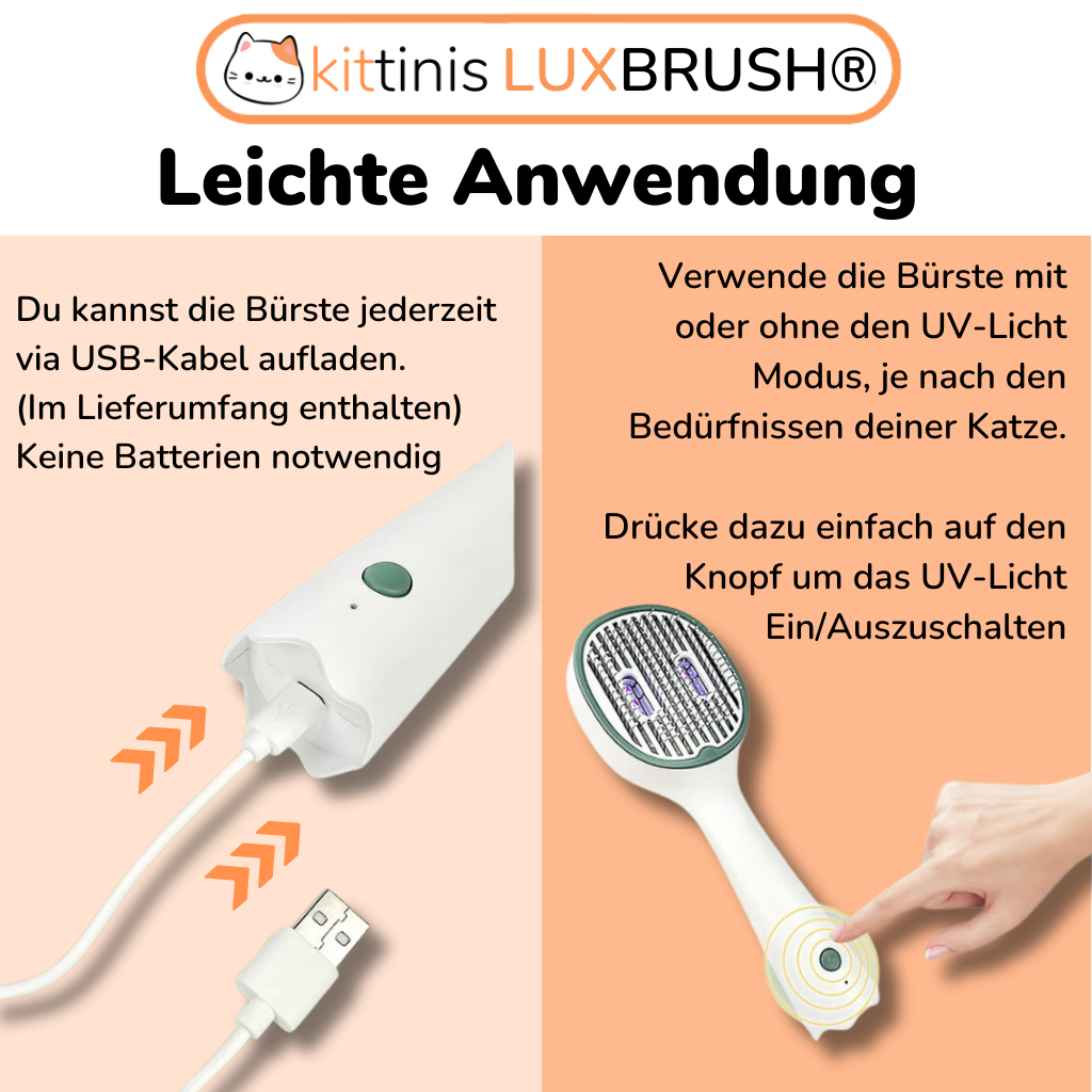 LUXBRUSH (UV-Zeckenbürste) von Deinlieblingstier