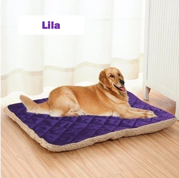 hundebett matratze lila