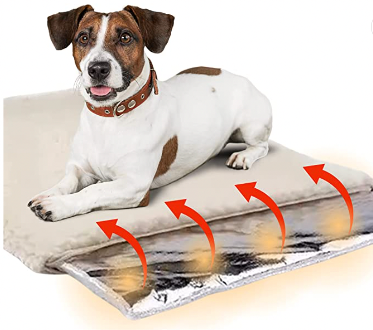 Selbstheizende Wärmematte / Wärmebett für Hunde - ohne Strom, kuschelig  weich, waschbar