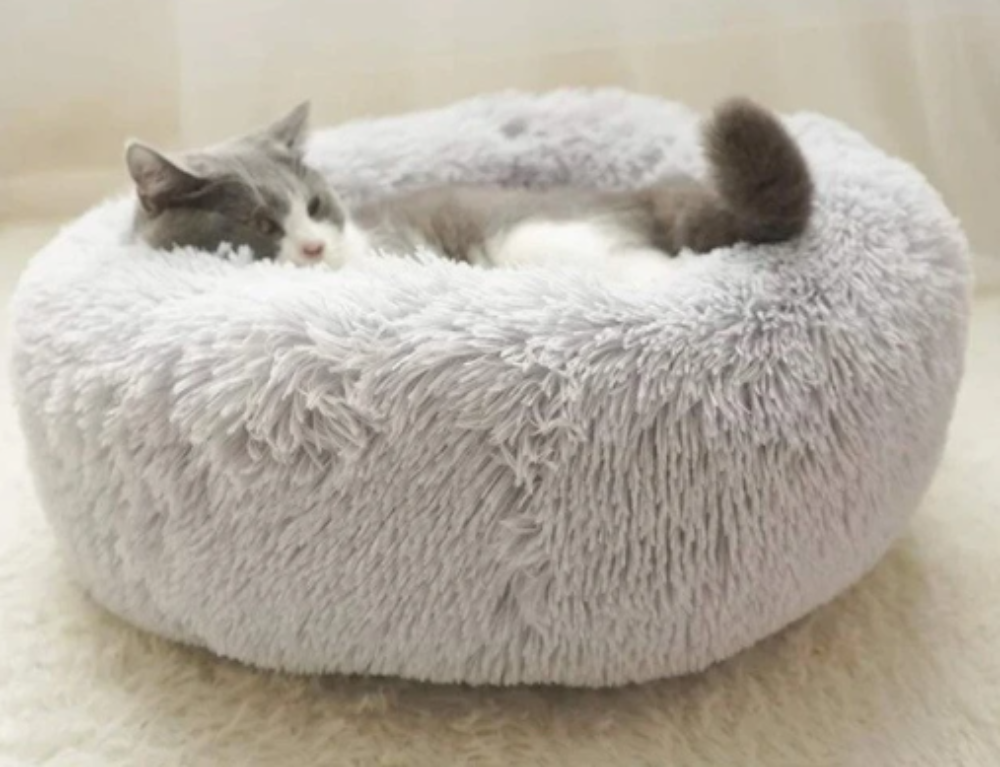 Kuscheliges Katzenbett "Wolke7" - das Original_grau 2