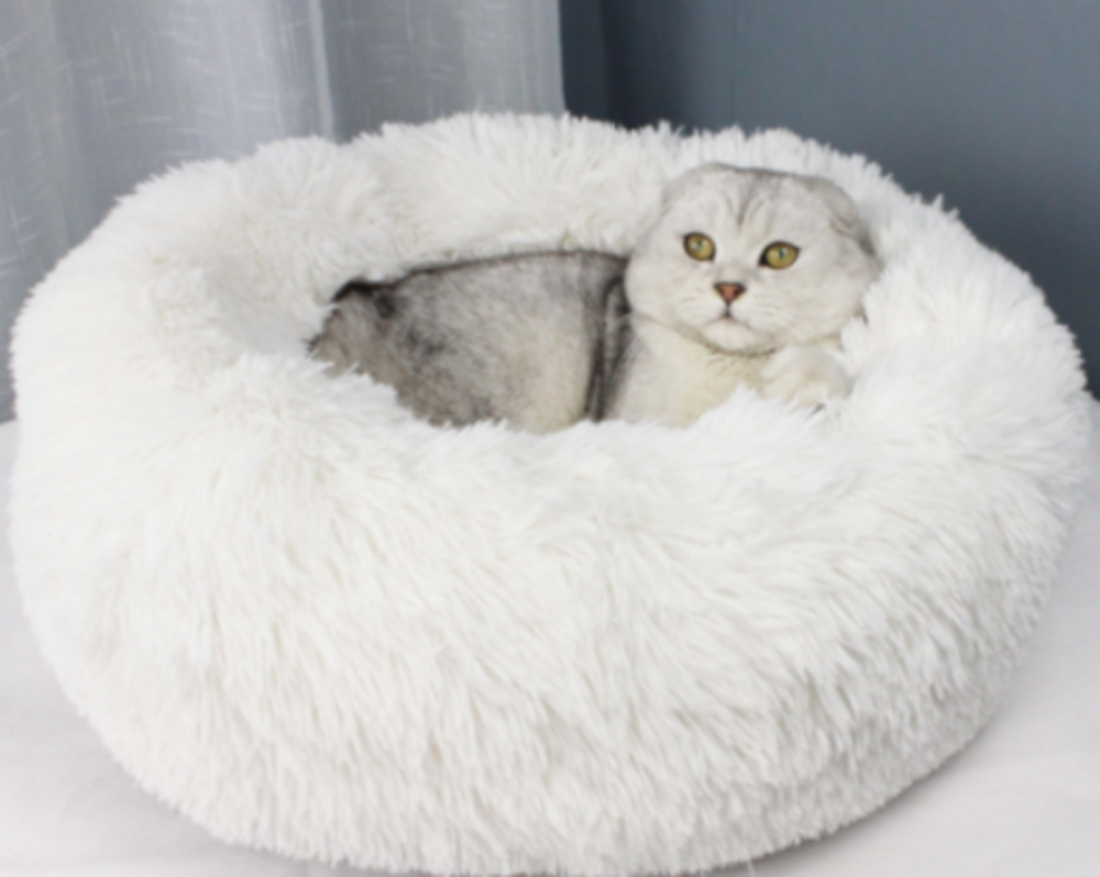 Kuscheliges Katzenbett "Wolke7" - das Original_weißKuscheliges Katzenbett "Wolke7" - das Original_weiß