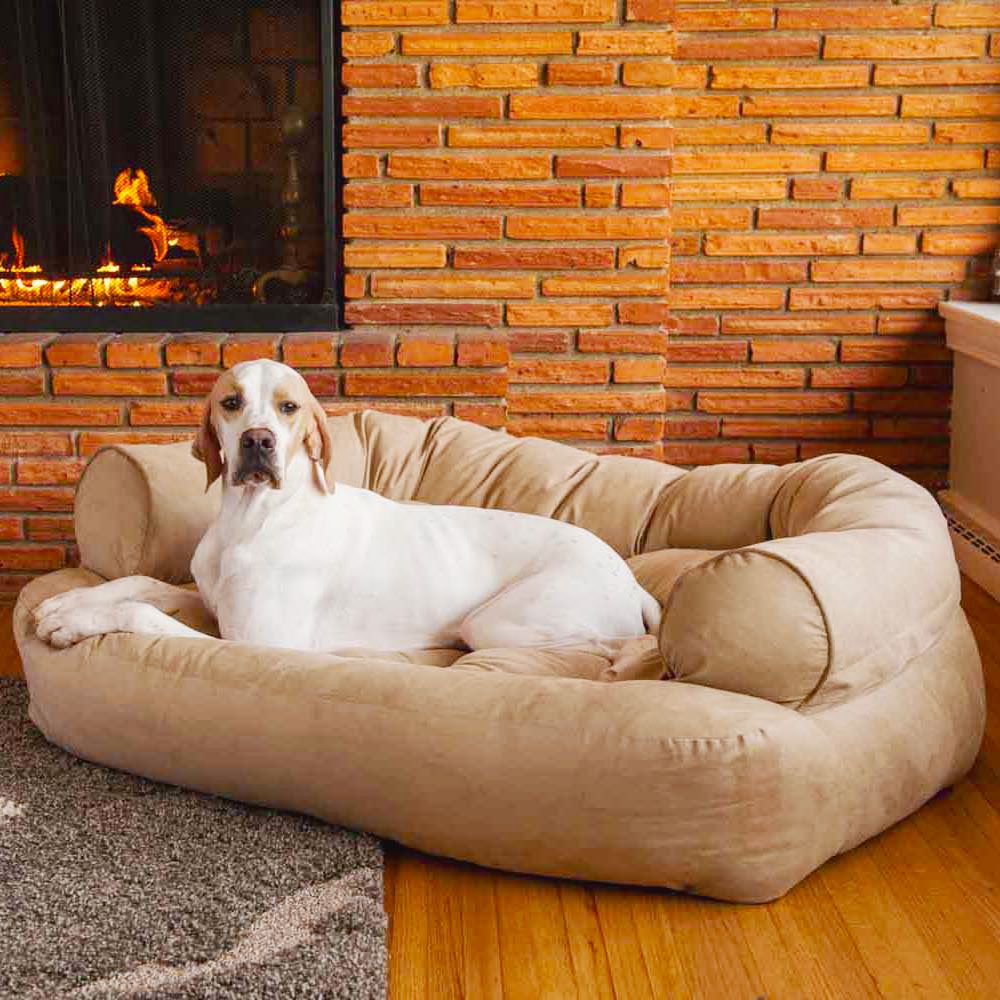 OrthoDog - Beruhigendes Hundesofa mit weicher Polsterung_creme