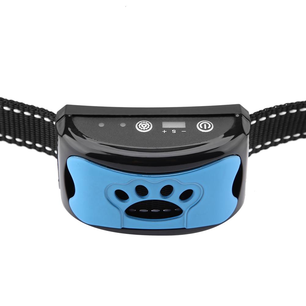 Anti-Bell Halsband / Trainingshalsband für Hunde - 7 Stufen Sound & Vibration_blau 5
