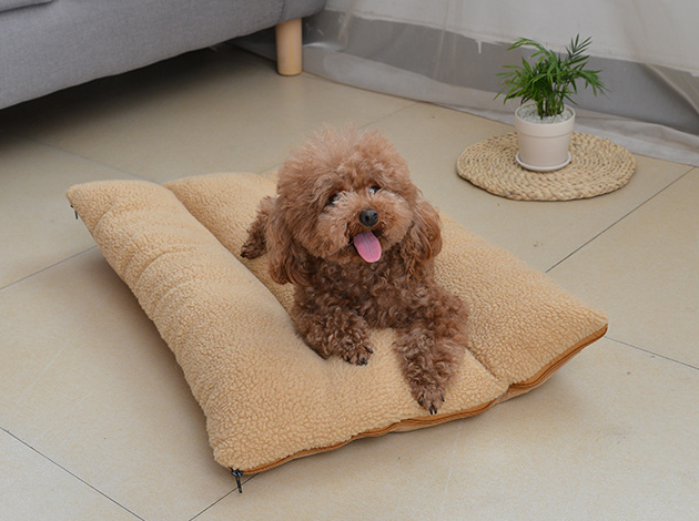 Kuscheliges Hundekissen aus Fleece