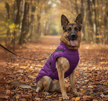 Allwetter-Hundejacke_-_wasserdicht_verstellbar_lila