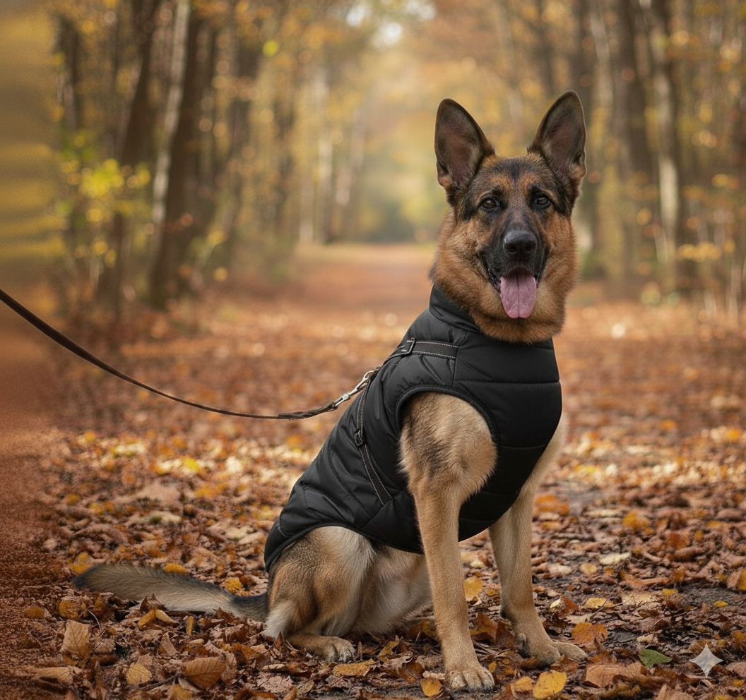 Allwetter-Hundejacke_-_wasserdicht_verstellbar_schwarz