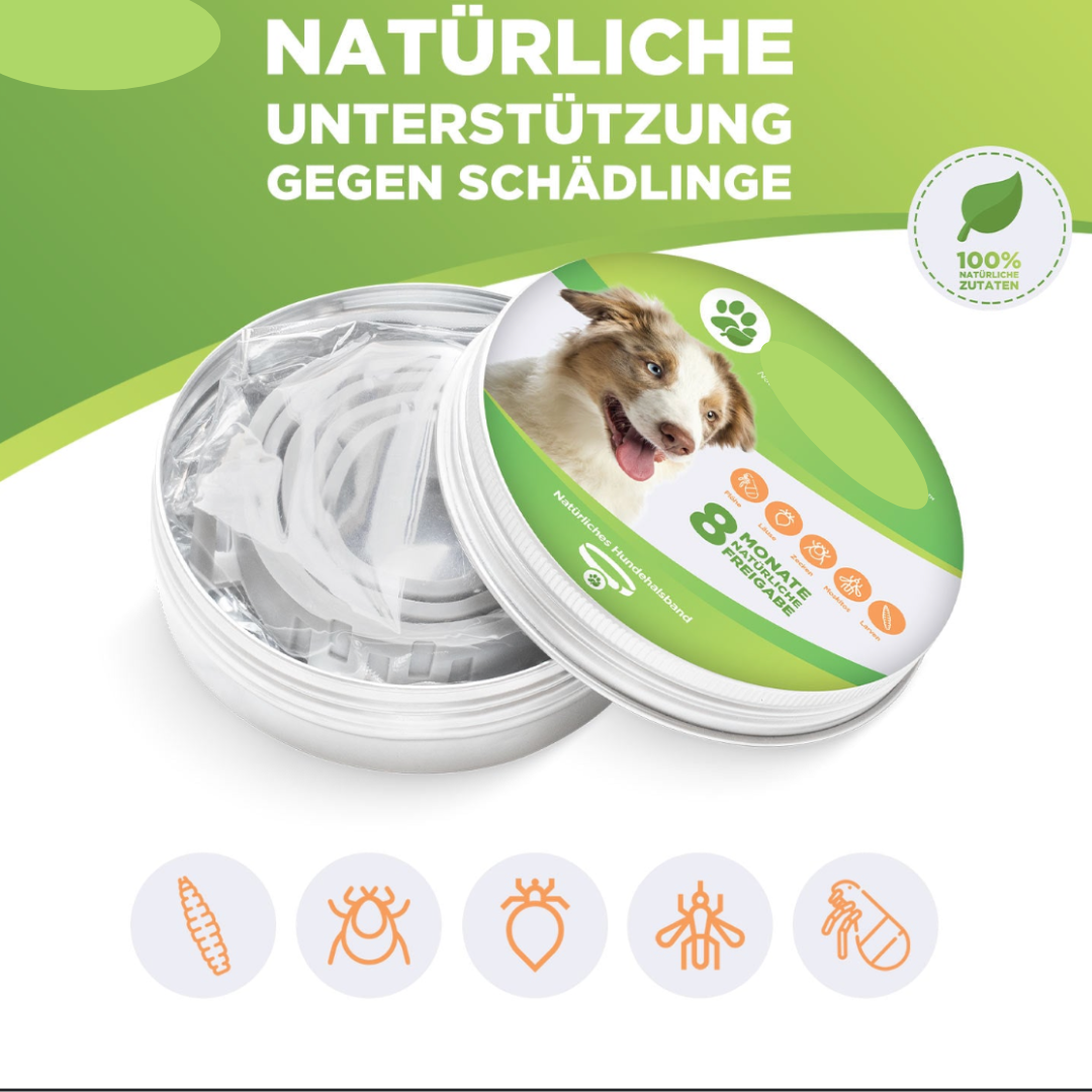 Anti Zecken & Flöhe Halsband für Hunde und Katzen mit ätherischen Ölen - wirkt 8 Monate lang_natürliches mittel gegen zecken_13