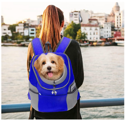 Hunde-Tragerucksack für kleine & mittelgroße Hunde bis max. 11 kg - super bequem & größenverstellbar