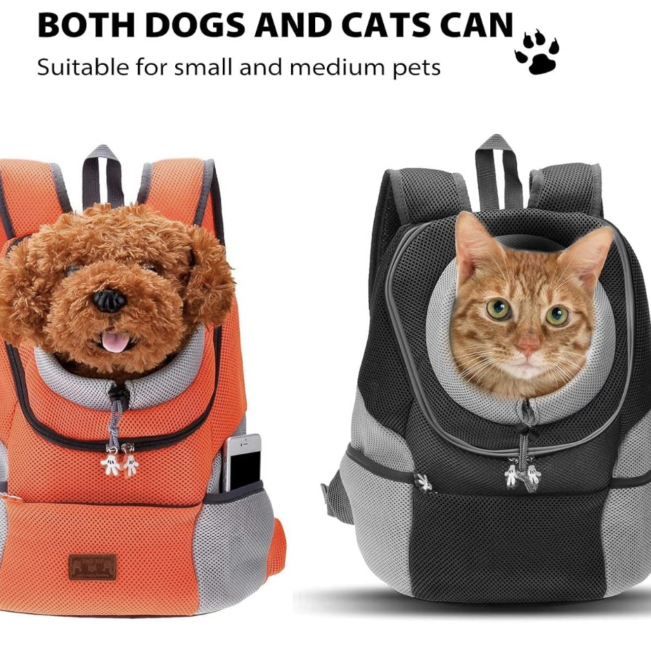 Hunde-Tragerucksack für kleine & mittelgroße Hunde bis max. 11 kg - super bequem & größenverstellbar