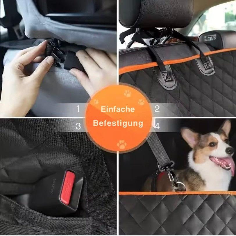 🐾 RideBuddy Polsterschonbezug – Wasserdicht & rutschfest für Rückbank & Kofferraum