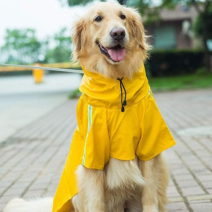 Hunde-Regenmantel - schützt vor Wind, Regen und Kälte_Deinlieblingstier_gelb 3