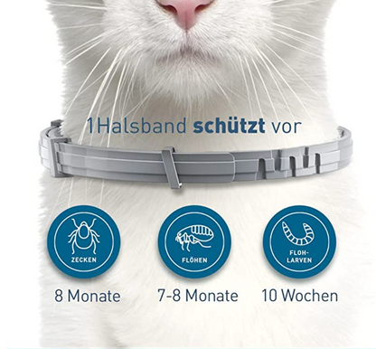 Katzenhalsband mit ätherischen Ölen - Anti Zecken & Flöhe Halsband für Katzen_7