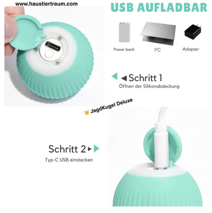 🐱 JagdKugel Deluxe - Der smarte Spielball für deine Katze