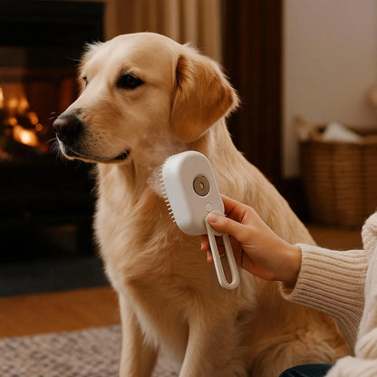 SteamBrush Pro™ - 3 in 1 Dampfbürste für Hunde