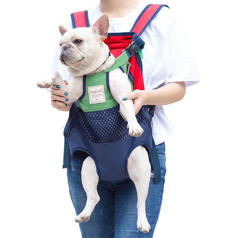 Hunde-Tragerucksack für kleine & mittelgroße Hunde bis max. 12kg - super bequem & größenverstellbar