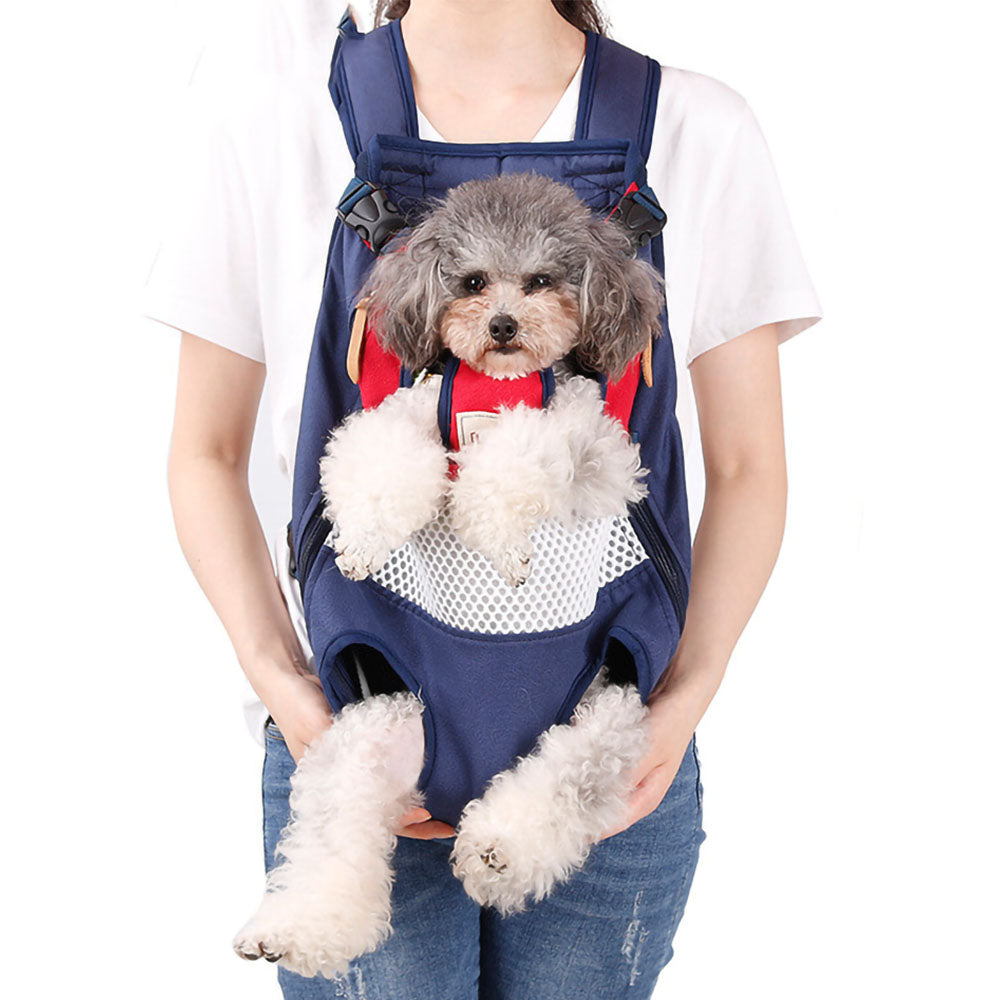 Hunde-Tragerucksack für kleine & mittelgroße Hunde bis max. 12kg - super bequem & größenverstellbar