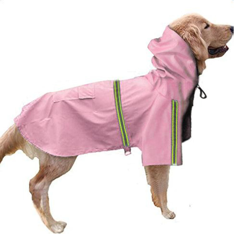 Hunde-Regenmantel - schützt vor Wind, Regen und Kälte_rosa