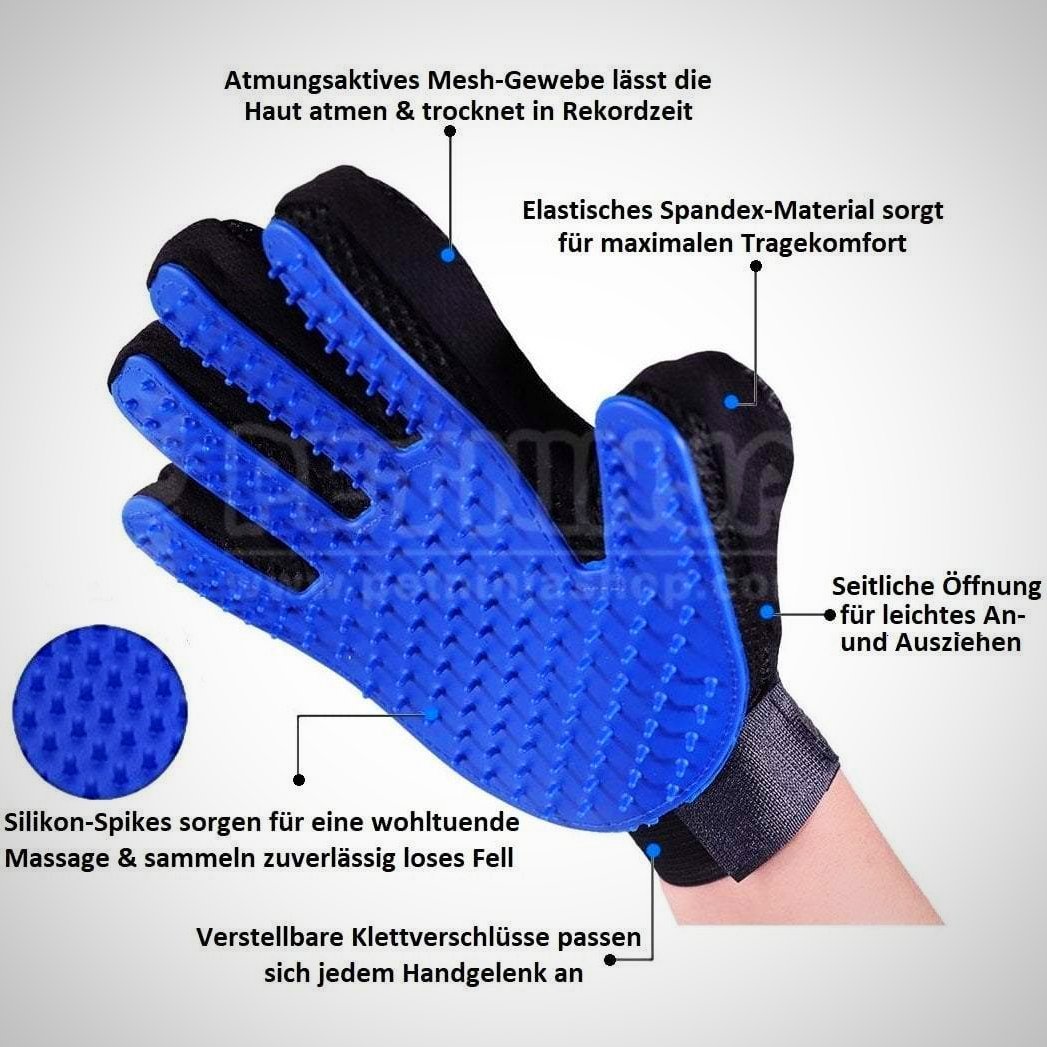 Fellpflege-Handschuhe für pferde
