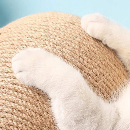 Borusu | lustiges Katzen-Spielzeug & Kratzbaum - für Nagelpflege, langlebig, schont Möbel 5