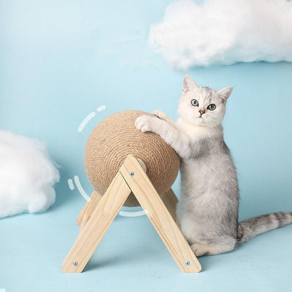 Borusu | lustiges Katzen-Spielzeug & Kratzbaum - für Nagelpflege, langlebig, schont Möbel