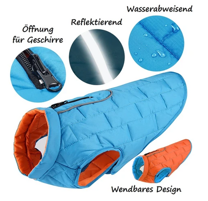 HUNDE WINTERJACKE - Wendbar