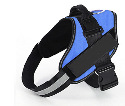 Flexy™ Power Hundegeschirr, strapazier- und anpassbar  blau