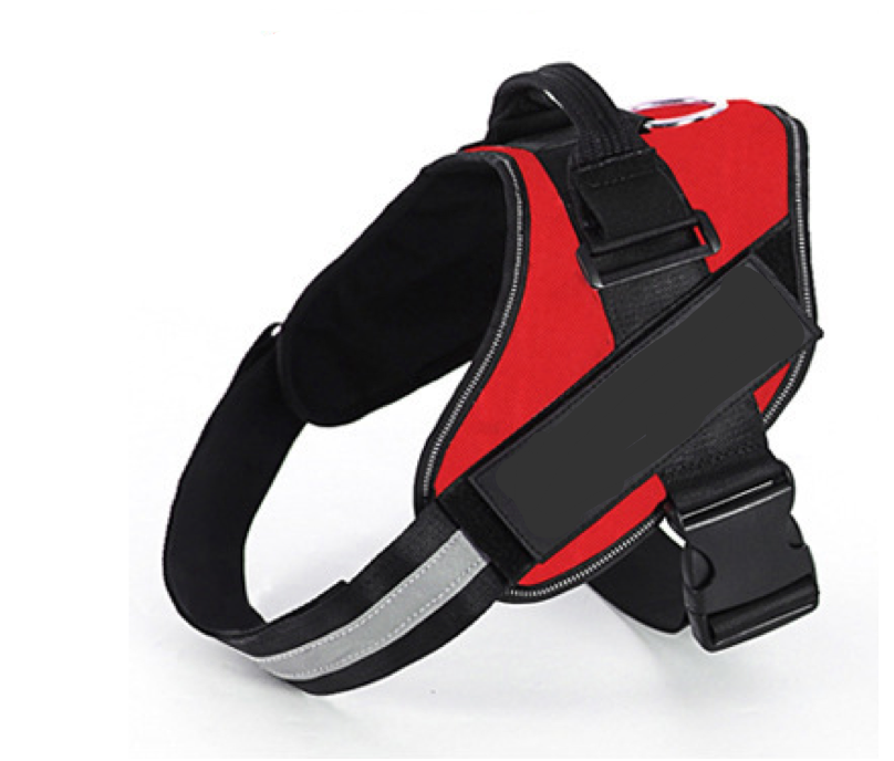 Flexy™ Power Hundegeschirr, strapazier- und anpassbar  rot