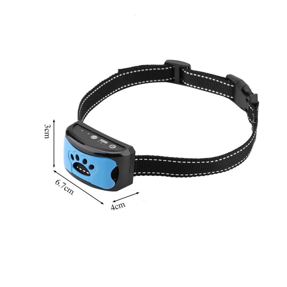 Anti-Bell Halsband / Trainingshalsband für Hunde - 7 Stufen Sound & Vibration_blau 4