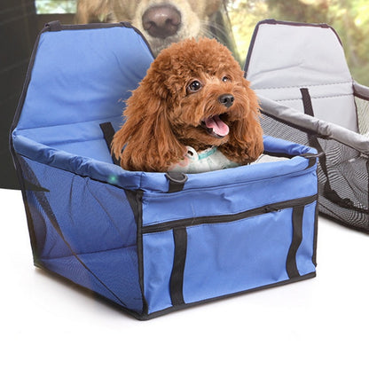 CALIYO Hunde-Autositz Autositz für Hunde, Haustier-Autositz,multifunktionales  Hundebett, Oxford-Gewebe, Polypropylen und synthetische Baumwolle, geeignet  für alle Arten von Autos, multifunktionales Hundebett